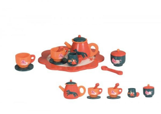 EGMONT WOODEN TEA SET