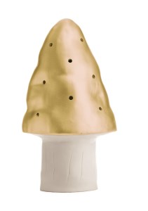 Heico Lamp – Small Mushroom Gold