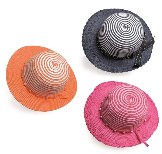 STRAW HATS ASSORTED COLOURS