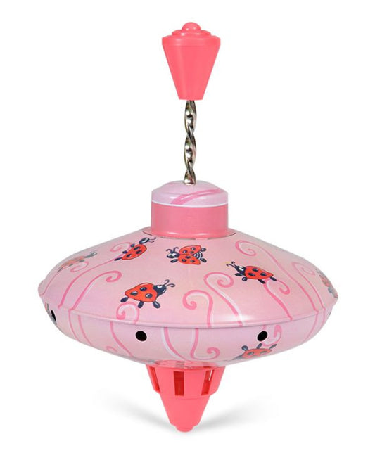 Spinning Tops – 13cm Ladybug  PACK OF 6 ONLY