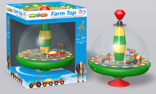 ELECTRONIC FARMYARD  SPINNING TOP