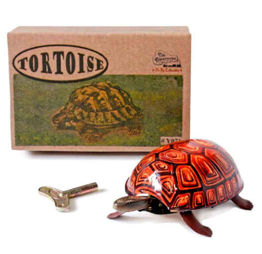 Walking Tortoise – Classic Wind-Up Tin Toy