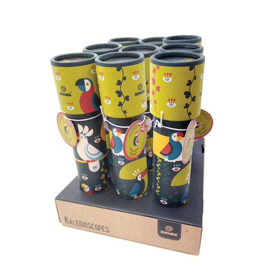ROTATING KALEIDOSCOPE ANIMAL WORLD ‘FOREST’ (1 DISPLAY WITH 9 PCS)