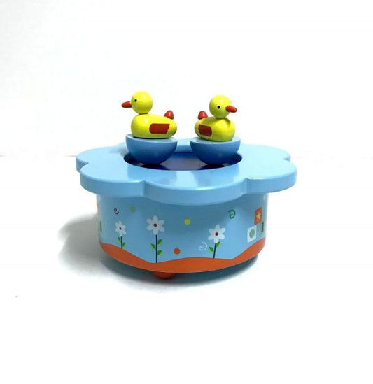 WOODEN MAGNETIC MUSIC BOX Ducks