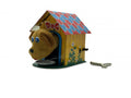 TIN WINDUP TOY DOG HOUSE