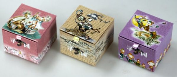 Music boxes – 2 tunes -Purple one in the picture is sold out