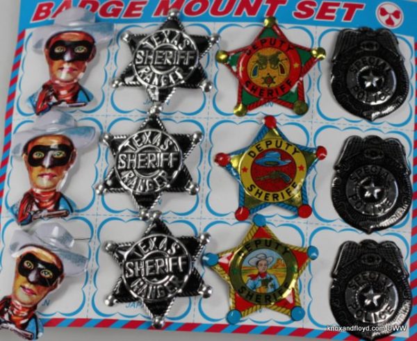 TIN BADGES, WILD WEST