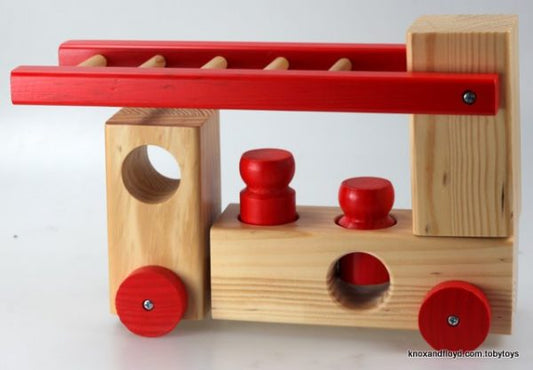 Toby Toys WOODEN FIRE ENGINE