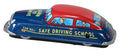 Tin car, student driver