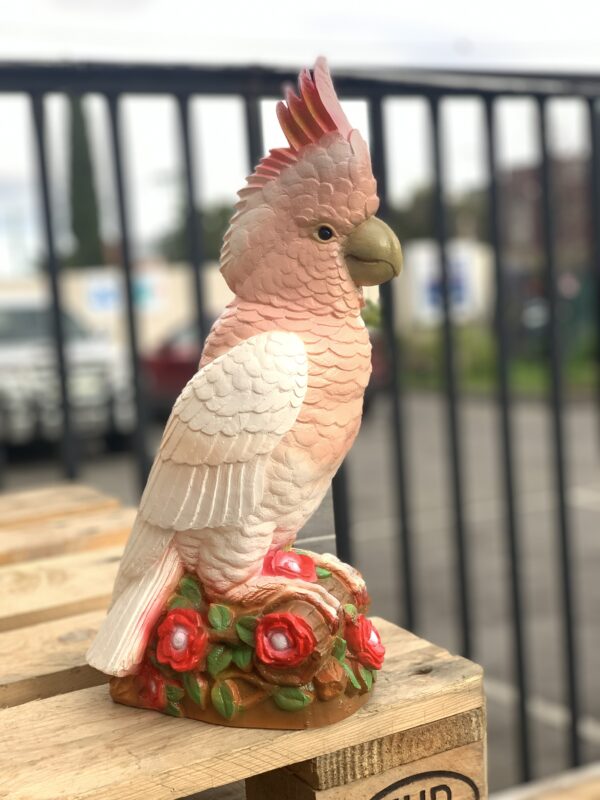 Heico Lamp – Pink cockatoo lamp (Major Mitchell’s cockatoo)
