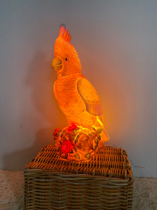 Heico Lamp – Pink cockatoo lamp (Major Mitchell’s cockatoo)