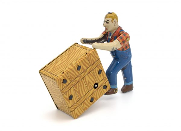 Storeman tin toy