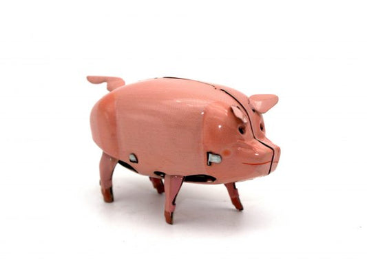 TIN TOY, WALKING PIGLET