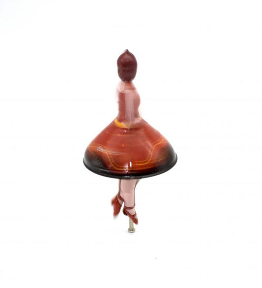 Spinning Ballerina Tin Top