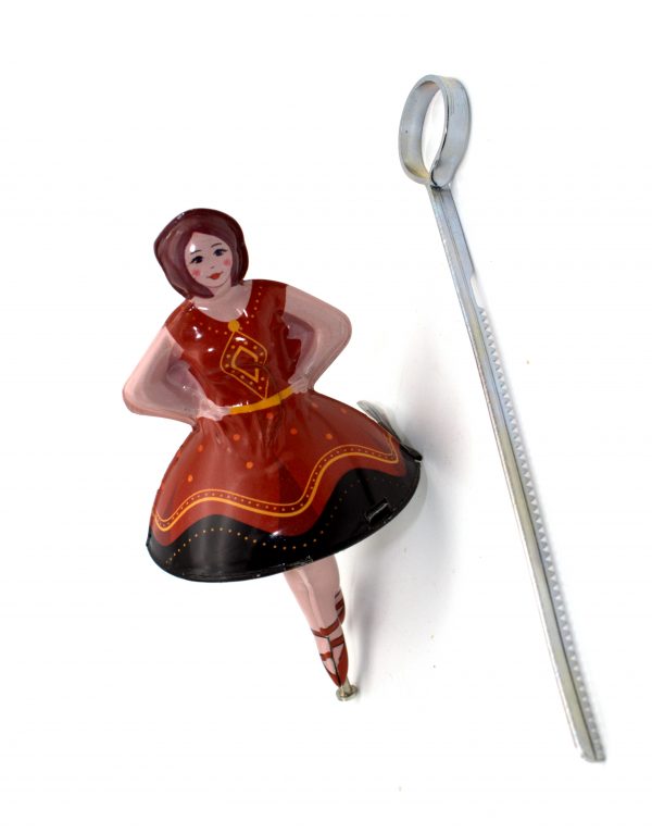 Spinning Ballerina Tin Top