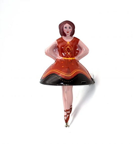 Spinning Ballerina Tin Top