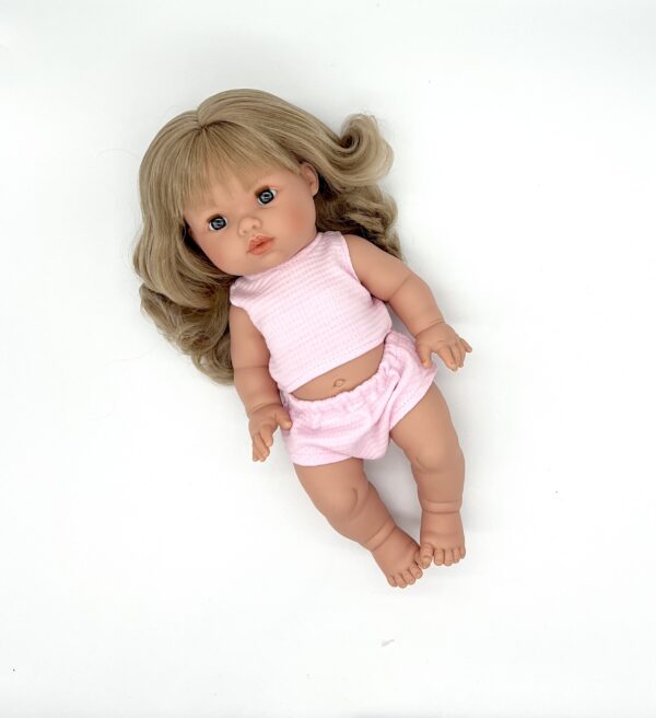 MC Pink Waffle Knit Doll Underwear Set
