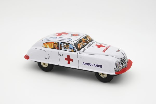 MARXU TIN CAR AMBULANCE