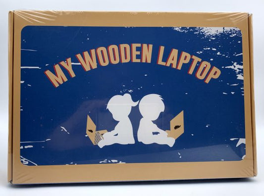 MY WOODEN TOY LAPTOP