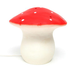 Heico Lamp – Large Mushroom Red