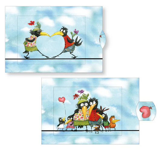 Living card “Bird Wedding”