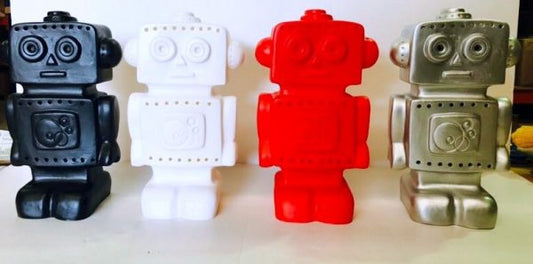 Heico Lamp – White Robot