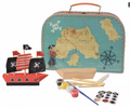 Egmont Toys 630547 – WOODEN PIRATE SHIP TO PAINT