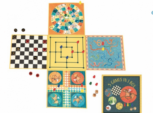 Egmont Toys 571005 – 5 GAMES IN 1 BOX