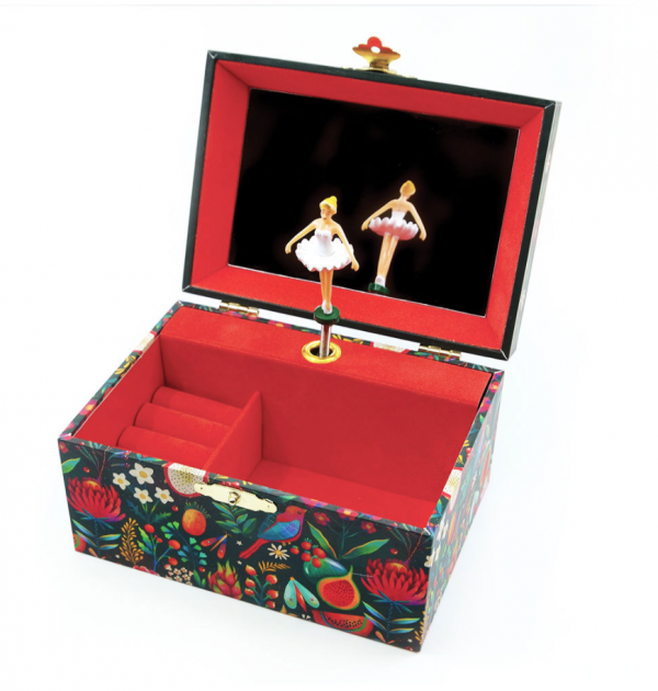 SVOORA Musical Jewelry Box ‘Seasons’ with Ring Holder, W/Mirror ‘Spring’