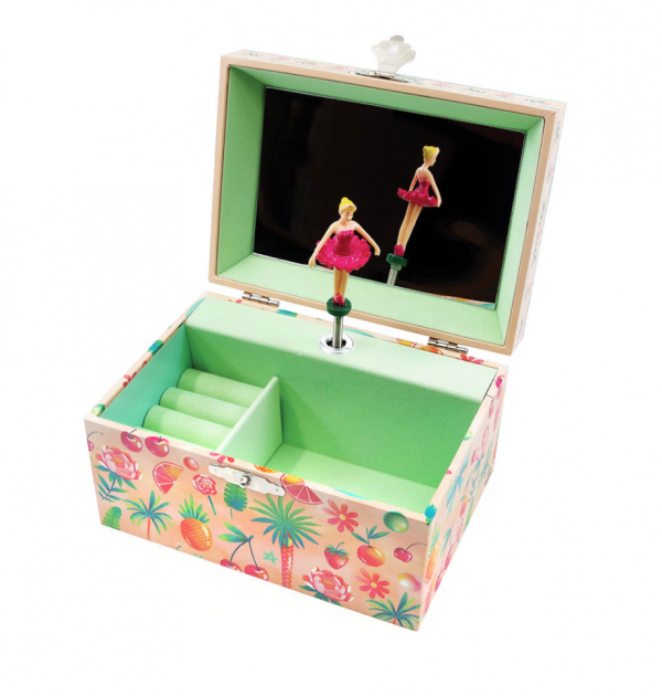 SVOORA Musical Jewelry Box ‘Seasons’ with Ring Holder, W/Mirror ‘Summer’