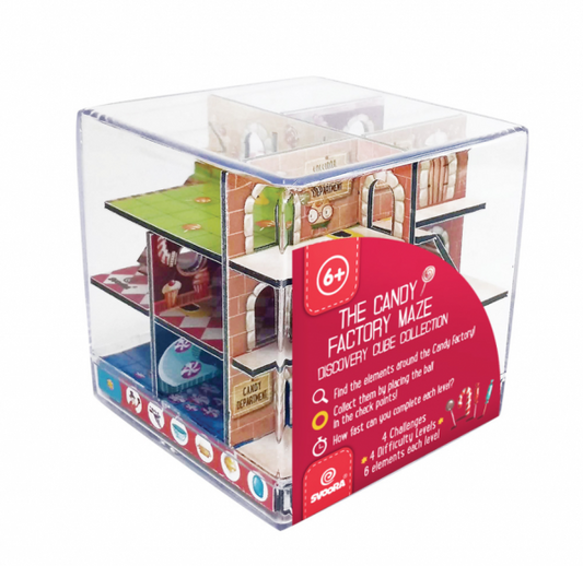 SVOORA Discovery Cube ‘The Candy Factory Maze’ Display of 8