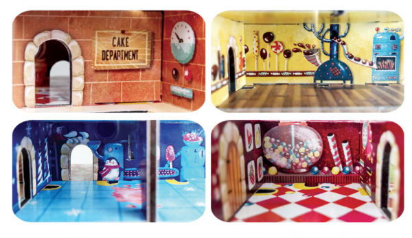 SVOORA Discovery Cube ‘The Candy Factory Maze’ Display of 8