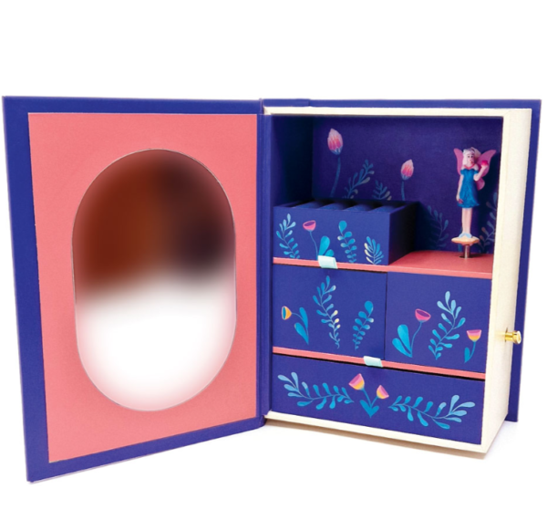 Svoora Musical Jewelry Book ‘Dragon Girl’ with Drawers