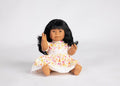 BABY DOLL WITH DOWN SYNDROME FEATURES 40 CM- Indian  GIRL LONG HAIR