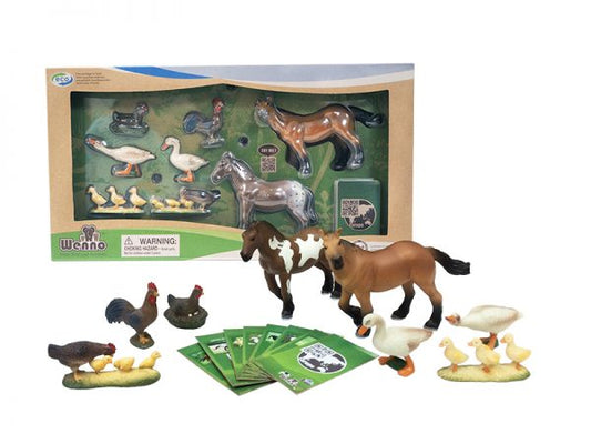 1WENNO FARM ANIMALS 8 PCS