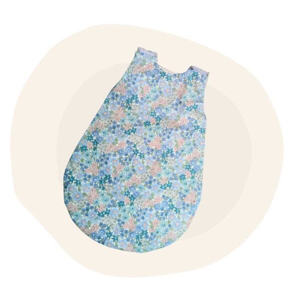 1Mini Colettos Reversible Doll Sleeping Bag –  Flower Fields