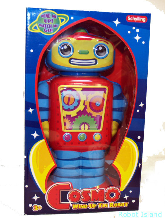 Cosmo Robot Windup Tin Toy Schylling