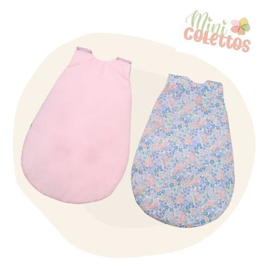 1Mini Colettos Reversible Doll Sleeping Bag –  Flower Fields