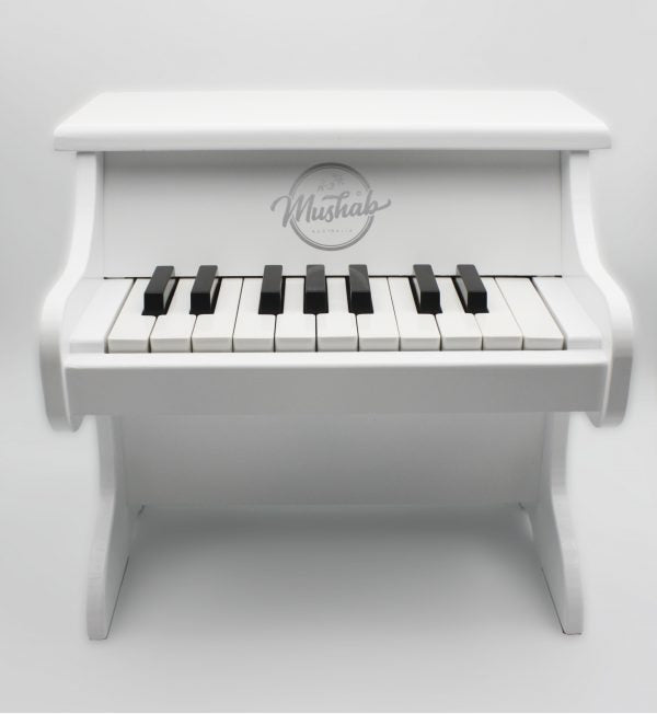 Classic Wooden Piano – White