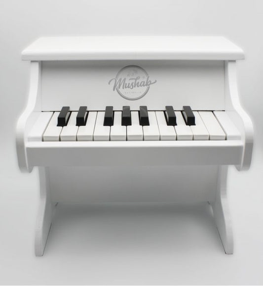 Classic Wooden Piano – White