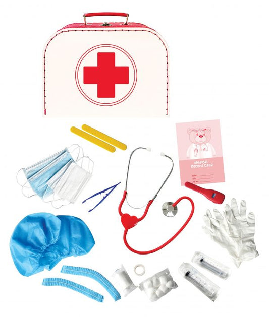 New Doctor Case With Working Stethoscope In Suitcase