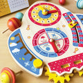 WOODEN LEARNING CALENDAR “SPACE” (IN GREEK & ENGLISH)