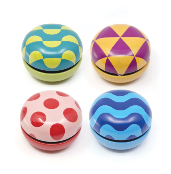 Tin Yo-Yo with Free Spin ‘Groovy’